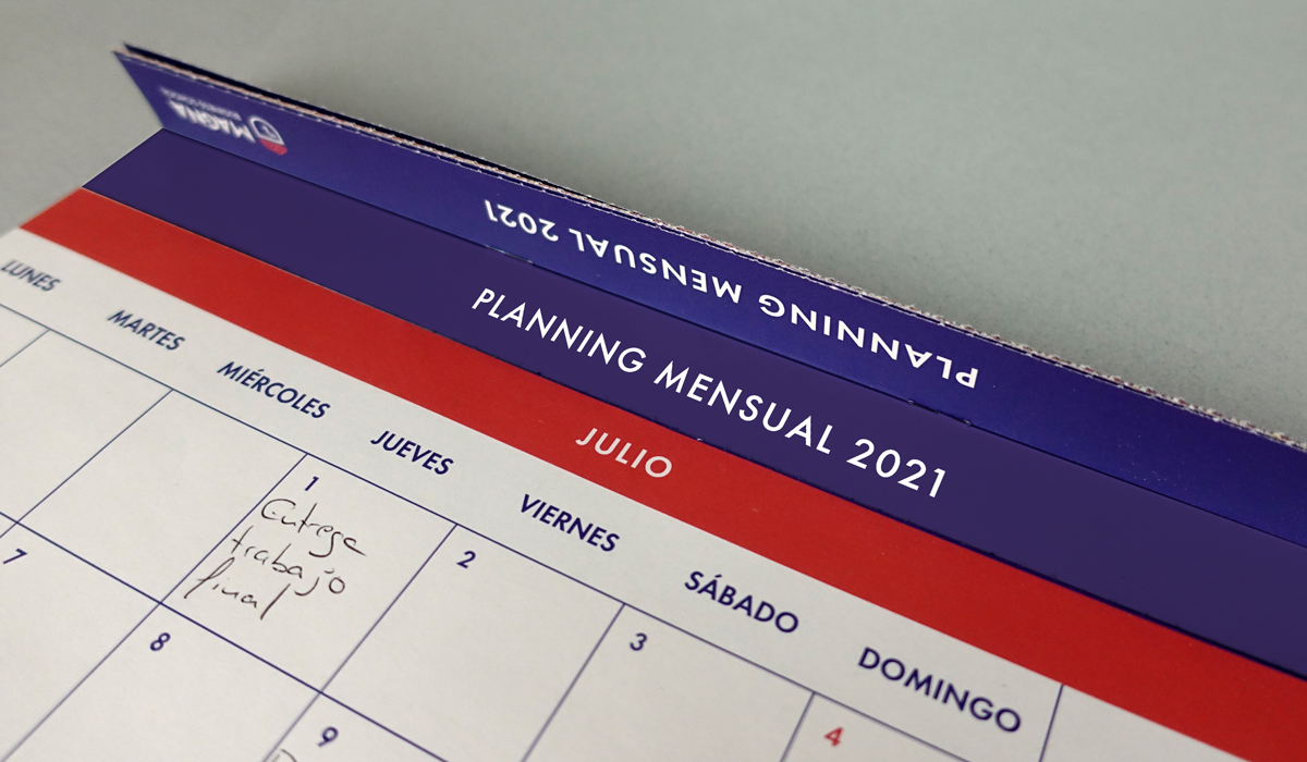 Calendarios y planificadores para promocionarse durante todo el año
