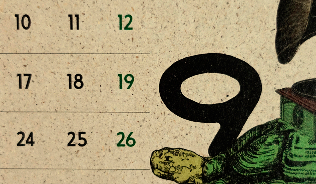 Calendarios y planificadores para promocionarse durante todo el año