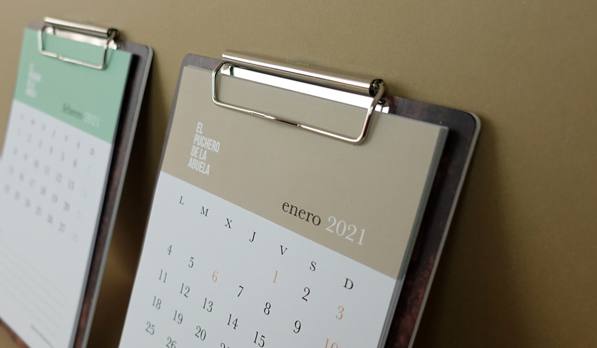 Calendarios y planificadores para promocionarse durante todo el año