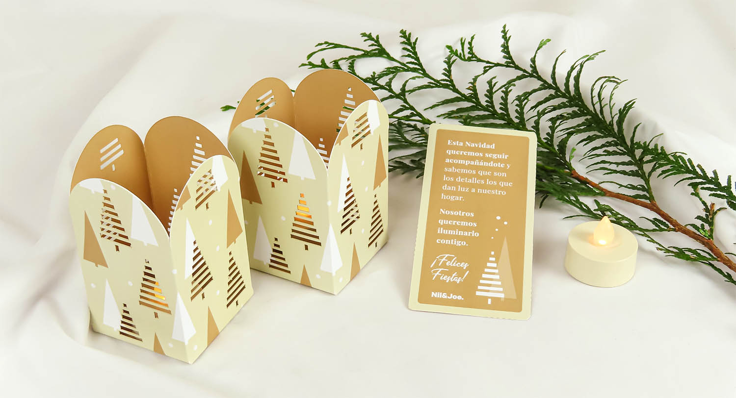 Obsequios navideños de empresa en formato christmas