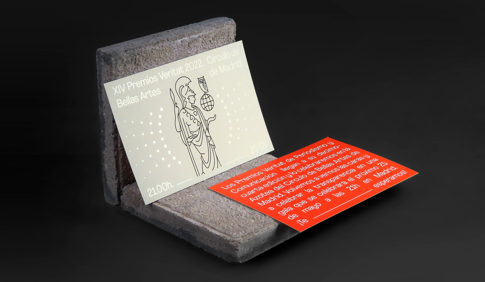 Invitación para gala de premios