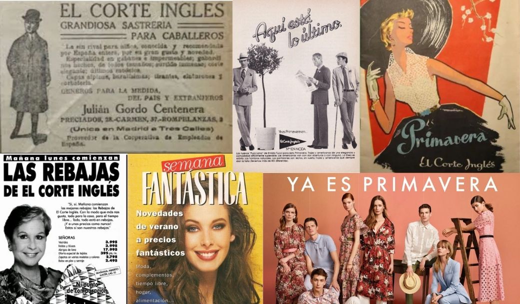 Las campañas publicitarias impresas en la memoria de España . El Corte Inglés